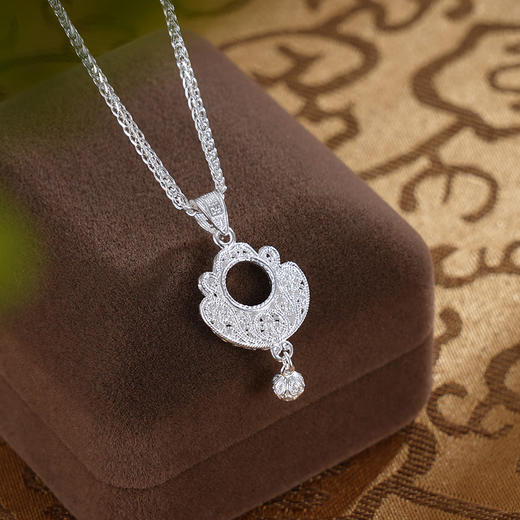 子佩集S990银【美人思眠】吊坠【MX012】花丝(不含链)2411 商品图2