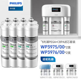  Philips/飞利浦净水滤芯【WP3975+WP3975+WP3976+WP3976】一年装