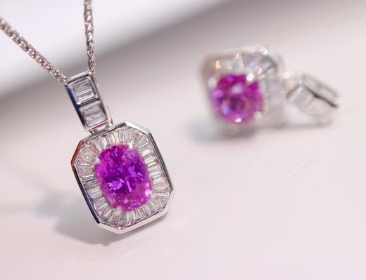 1.3ct刻面紫蓝宝吊坠 商品图2