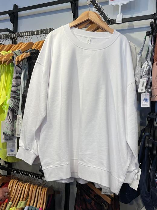 Lululemon/露露乐蒙 Perfectly 女士棉混纺宽松圆领长袖运动卫衣 商品图2