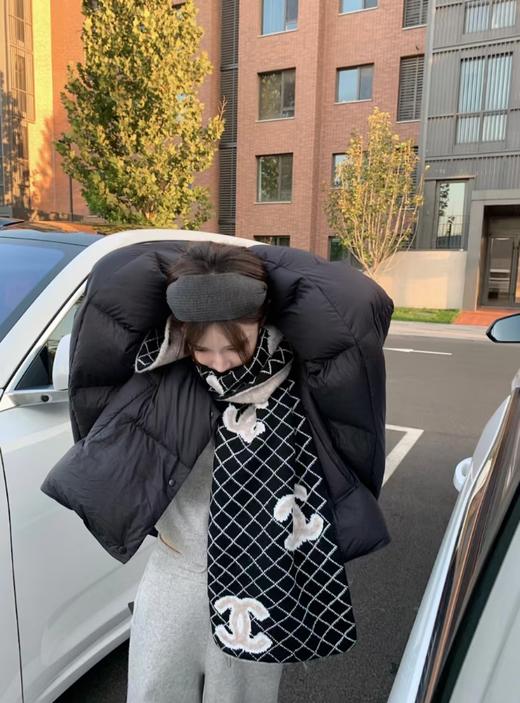 CHANEL香奈儿 双面Logo简约休闲时尚百搭 围巾 女款（CB） 商品图5