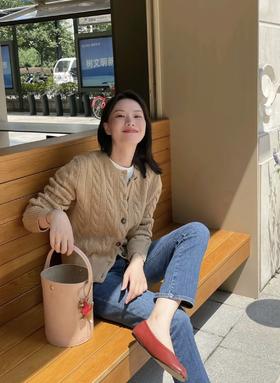 PoLo/拉夫劳伦出口订单区别市场货！25早春新款精致的刺绣小马经典logo扭麻花织法开衫（UY*MM）