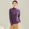 罗蒙女士针织衫秋冬经典半高领舒适百搭套头女毛衣休闲通勤 商品缩略图5