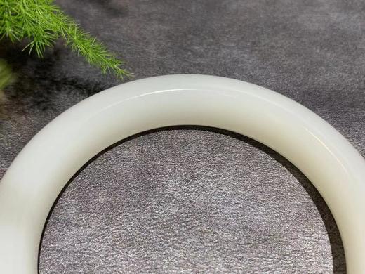 【御珠宫坊·传承系列】羊脂白玉手镯52mm 商品图1