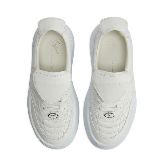 Giuseppe Zanotti 女士徽标贴片休闲运动鞋 白色 RW40021002 商品图3