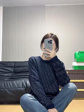 FendiFF提花套头衫