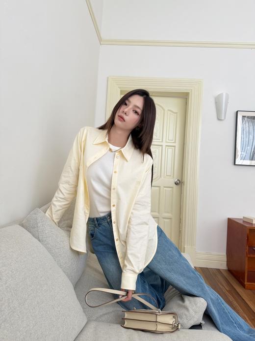 TOT家2024新款鹅黄色衬衫（UY*NICE) 商品图12