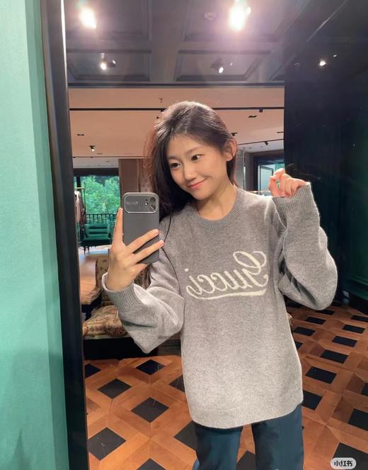 G家 新款灰色圆领毛衣（DY） 商品图6