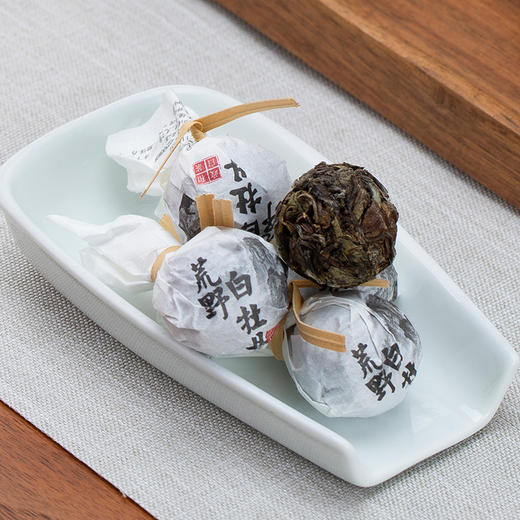 添寿白茶丨荒野白牡丹龙珠 政和白茶 2023年原料 200g 袋装 花香甜 野韵显 商品图1