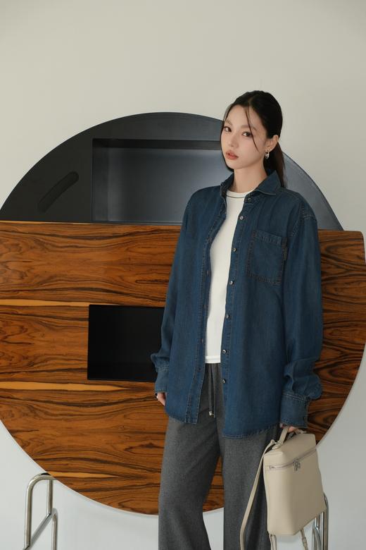 BC家2024秋冬新款牛仔衬衫高级感十足（UY*NICE) 商品图4