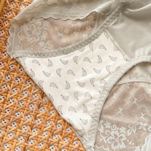 【秋冬bi入！高腰蕾丝性感内裤】软软糯糯，收腹提臀，秒变S曲线！无痕女士收腹内裤塑形小肚子冰丝薄款高腰抗jun提包臀纯欲三角裤子 商品图3