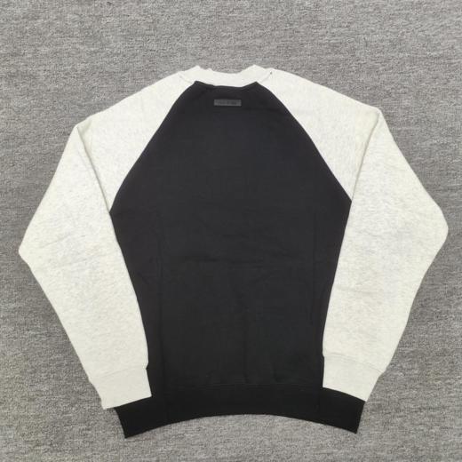 FOGCRAUYFEAROFGODESSENTIALS新款双拼字母潮牌加绒男士情侣圆领卫衣（U） 商品图2