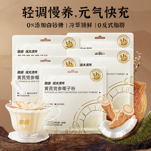 南国黄芪党参椰子粉 120g/袋（12包） 养生早餐代餐 商品图6