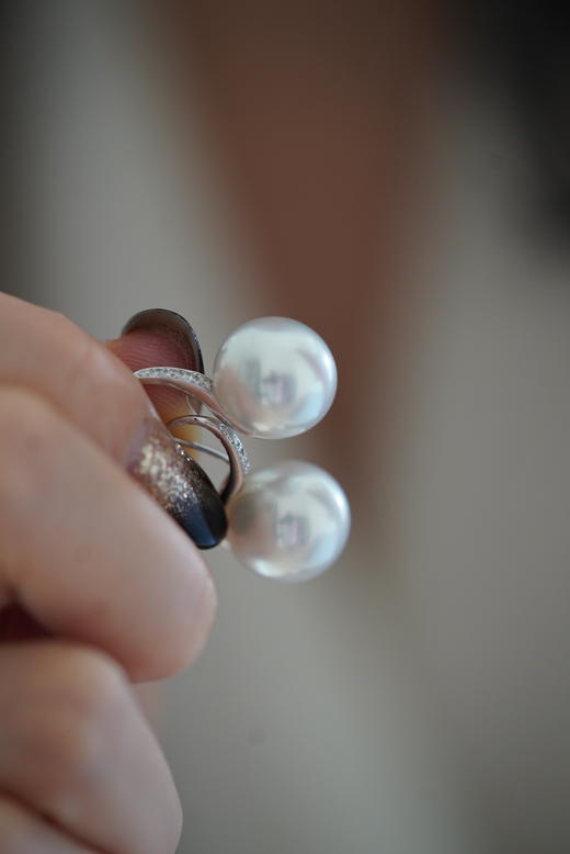 澳白耳饰「高跟鞋」 商品图3