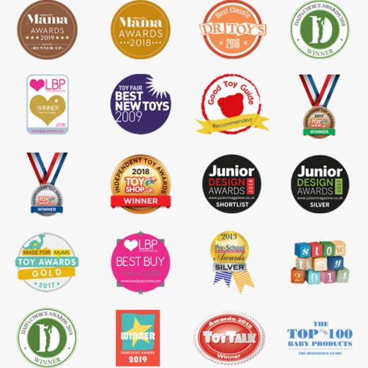 英国Le toy van 彩虹和云朵弹跳木制玩具 2岁+ 商品图5