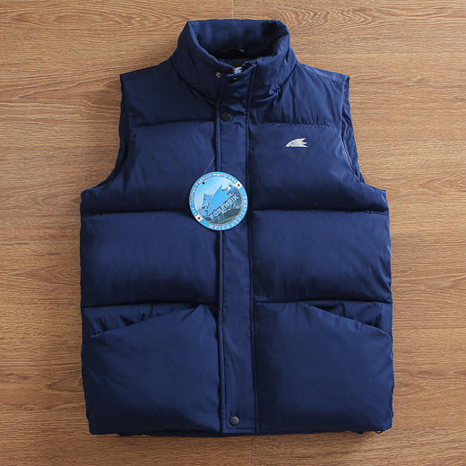 中空保暖纤维棉！2024秋冬男士户外防风防泼水立领加厚保暖棉马甲背心! 商品图2