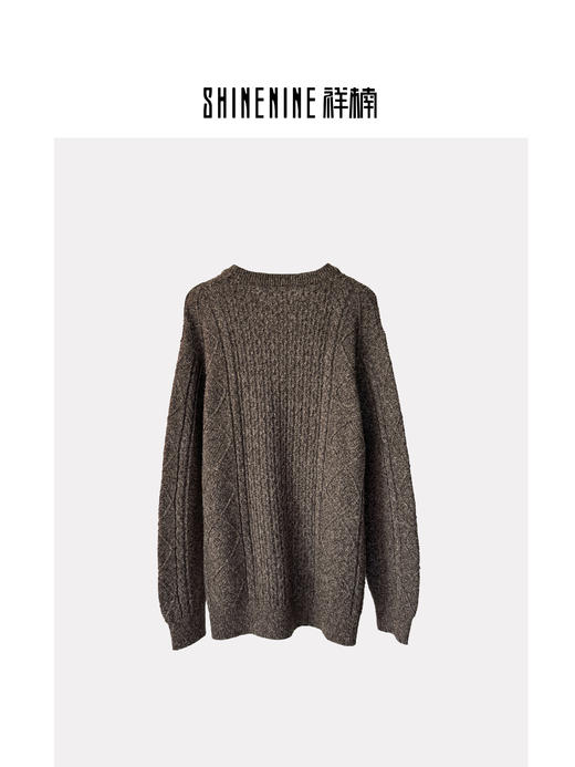 441443248慵懒麻花针织衫 商品图1