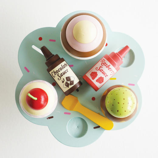 英国Le Toy Van卡罗 冰淇淋 马卡龙 冰棍 蛋糕过家家玩具儿童 2岁+ 商品图8