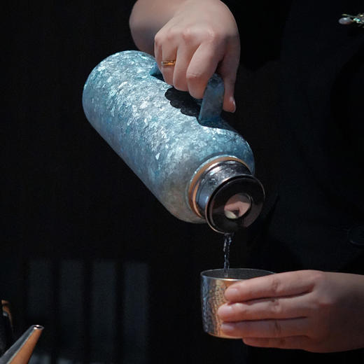 【纯钛闷茶壶】米索纯钛焖茶壶家用大容量保温壶暖水壶白茶闷泡茶壶户外便携新款 商品图2