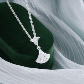 子佩集S990银【一叶雪香】吊坠【MX011】花丝(不含链)2411