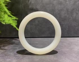 【御珠宫坊·传承系列】羊脂白玉手镯53.5mm