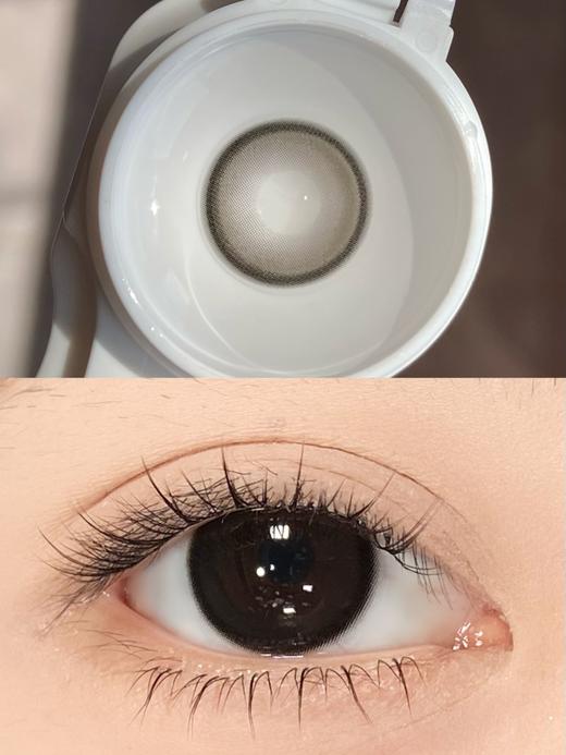 【年抛美瞳】自然黑 flowercolor | 中直径14.2 着色13.2 | 【同品牌多幅更划算可以咨询客服，或在本商城搜索flowercolor全系列 ！】自然黑色美瞳 三明治工艺 商品图0