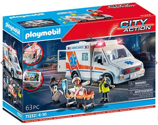 Playmobil 救援车 摩比世界 适合年龄4岁+ 德国玩具 救援系列 PM71204 商品图0