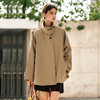 OLrain欧芮儿卡其色立领风衣女春季2025新款美式复古宽松斗篷外套 商品缩略图2