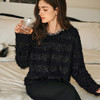 OLrain欧芮儿法式加厚卫衣女春季2025年新款温柔设计感水滴扣上衣 商品缩略图1
