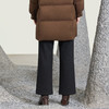 半身缘女裤 冬季保暖透气蚕丝羊绒直筒休闲裤244102E10302613 商品缩略图2