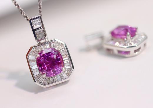 1.3ct刻面紫蓝宝吊坠 商品图1