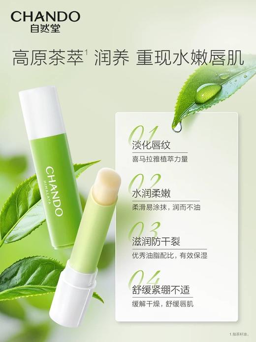 自然堂茶萃润纹小绿管唇膏 3g 商品图0