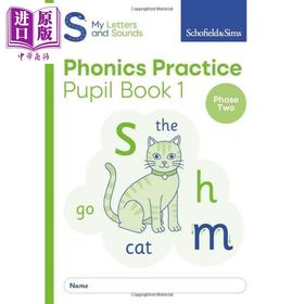 预售 【中商原版】My Letters and Sounds Phonics Practice Book 1 Phase 2 我的字母和声音 自然拼读练习册1 英文原版有答案 4-5岁