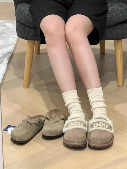 UGG雪地靴平底刺绣拖鞋毛绒半拖（UX*XR） 商品图8