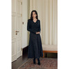 HeyDress珠片针织半身裙女冬季法式复古羊毛黑色a字优雅显瘦裙子 商品缩略图1
