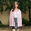 OLrain欧芮儿法式粉紫色衬衫女春季2025年新款通勤百搭翻领外套 商品缩略图3