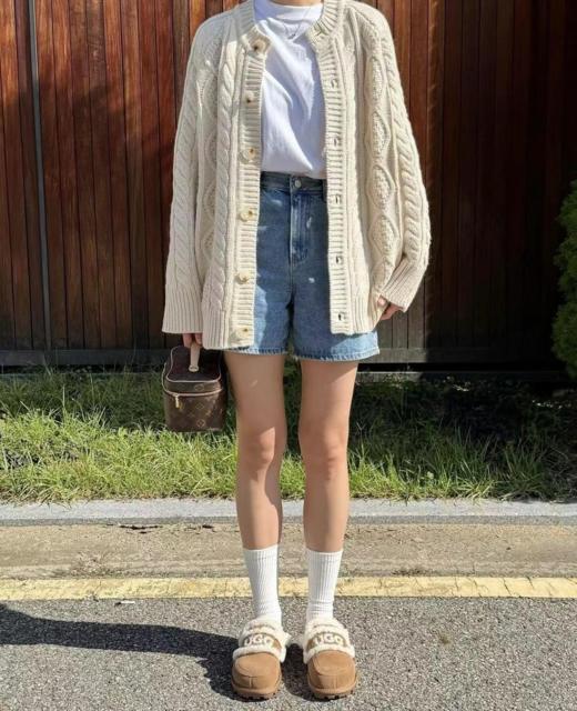 UGG雪地靴平底刺绣拖鞋毛绒半拖（UX*XR） 商品图2