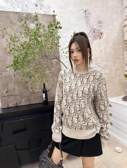 D家 满幅大字母圆领毛衣（DY） 商品图0