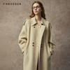 Famecoco范可儿纯羊毛双面呢长款休闲大衣英伦风高级感FAC8AQ003 商品缩略图3