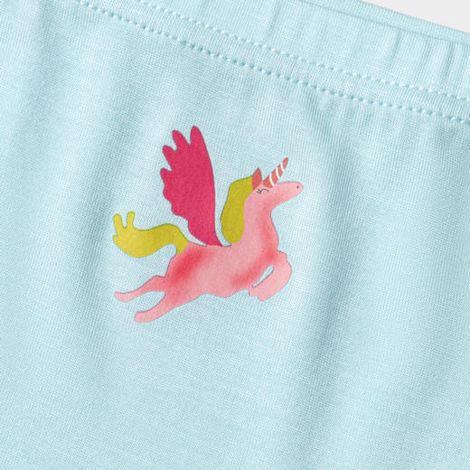 巴拉巴拉儿童内裤莫代尔a类女童四角短裤小童宝宝萌平角裤四条装 商品图3