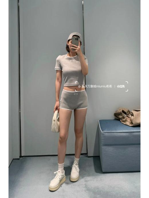 缪缪新款厚底小白鞋怎么穿都好看上脚超级舒服牛皮材质（UX*HC) 商品图2