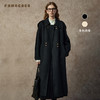 Famecoco范可儿纯羊毛双面呢长款休闲大衣英伦风高级感FAC8AQ003 商品缩略图0