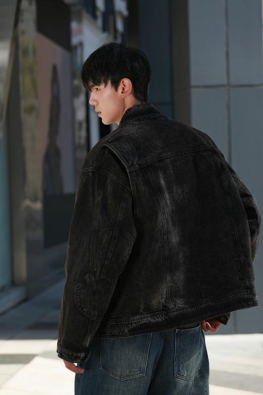 W342674375水洗牛仔二合一羽绒服 商品图5