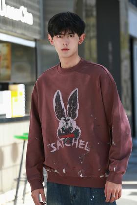 W340864195涂鸦圆领卫衣