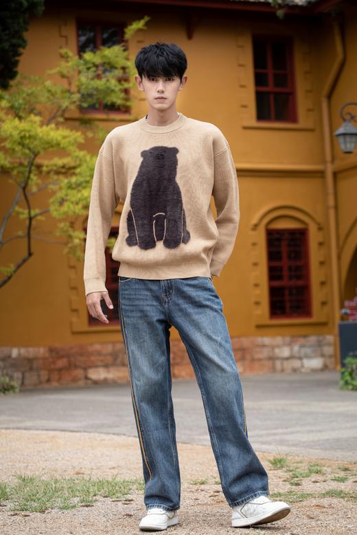 W332843190短绒小熊针织衫 商品图6