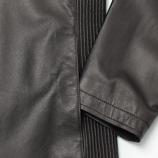 Marco Azzali拉链款皮衣LJ57210A2 商品图3