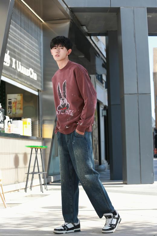 W340864195涂鸦圆领卫衣 商品图3