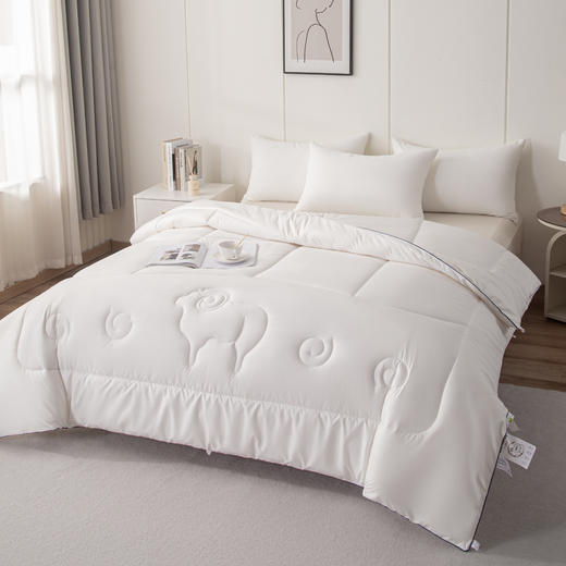 多喜爱美眠康暖意羊羊澳洲纯羊毛冬被【100%优质澳毛】【天然抑菌|透气吸湿|洁净防螨】 商品图2