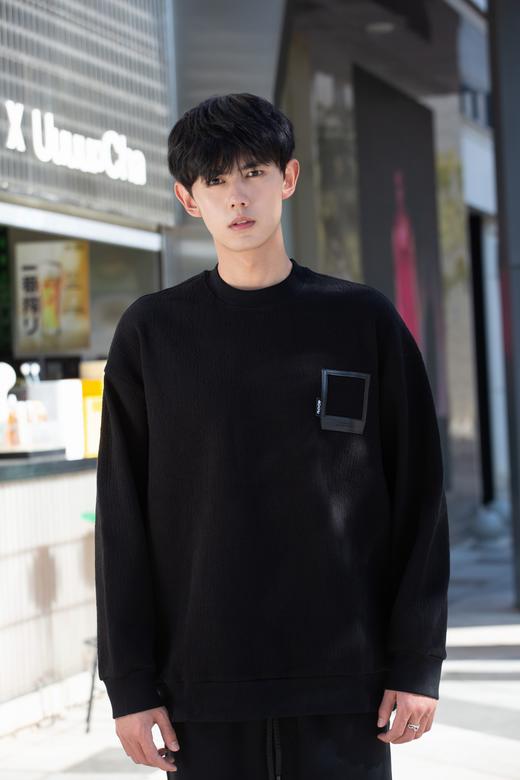 W332564189肌理圆领卫衣 商品图2