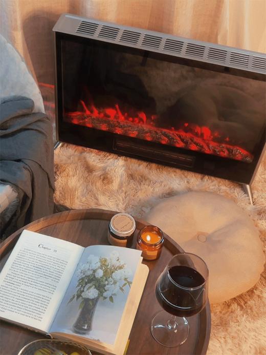 巨暖🔥❗自留款🆘【wewarm超静音极速加热取暖器】挑战全网最有氛围感的暖风机~‎  ✅暖风机+⁠仿真壁炉，⁥高颜值氛围感拉满  ✅模拟火焰🔥真实跳动，⁨沉浸式体验 商品图3